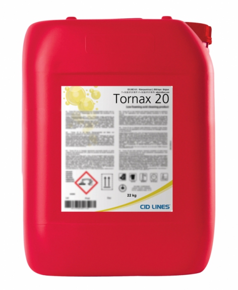 TORNAX 20 - Niepieniący, kwaśny preparat przeznaczony do mycia instalacji C.I.P.