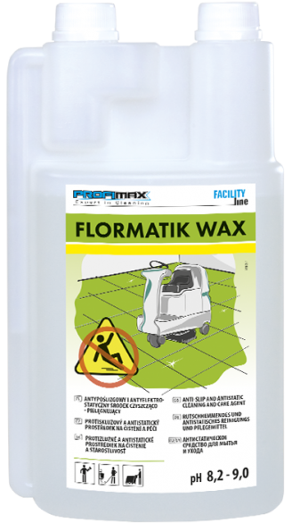 Flormatik Wax Lakma - Antypoślizgowy środek czyszcząco - pielęgnujący do wodoodpornych powierzchni