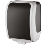 Podajnik ręczników papierowych (typu autocut) COSMOS czarno - biały