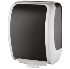 Podajnik ręczników papierowych (typu autocut) COSMOS czarno - biały