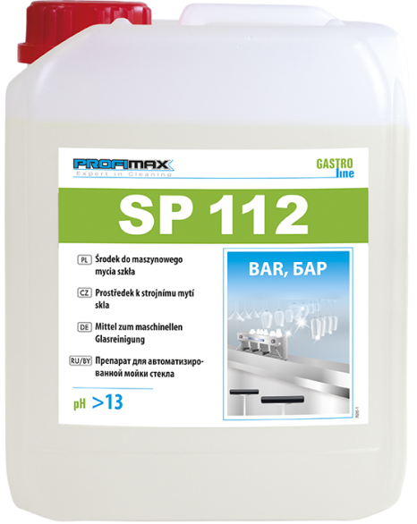 PROFIMAX SP 112 BAR - Preparat do maszynowego mycia szkła